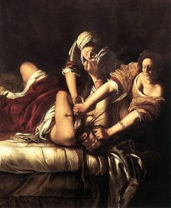 Artemisia_Gentileschi_-_Judith_Beheading_Holofernes_-Uffizi_WGA08565
